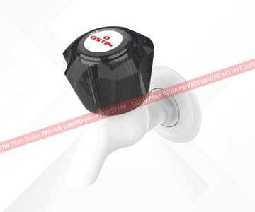 SHORT BIB COCK WITH FLANGE